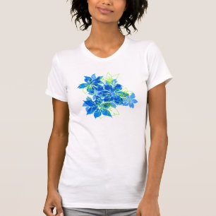 Olowalu Hibiscus Hawaiian Camo Tees