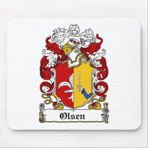 Olsen Family Crest Mouse Mat