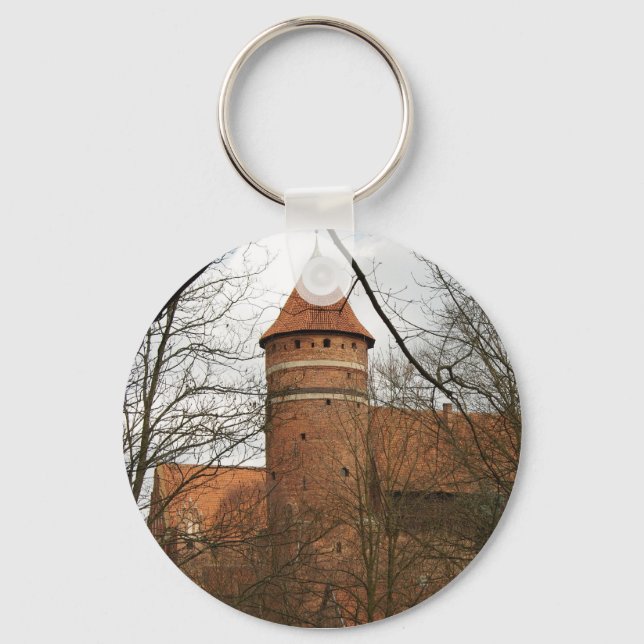 Olsztyn Medieval Gothic Castle - keychain (Front)