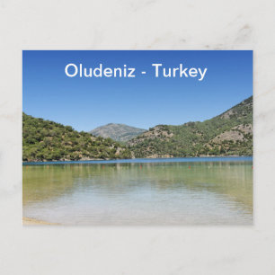 Oludeniz beach in Turkey Postcard