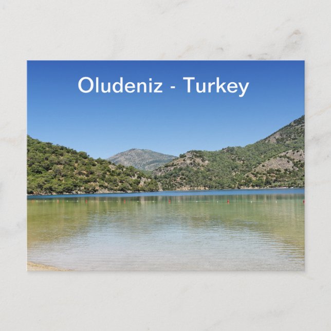 Oludeniz beach in Turkey Postcard (Front)