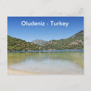 Oludeniz beach in Turkey Postcard
