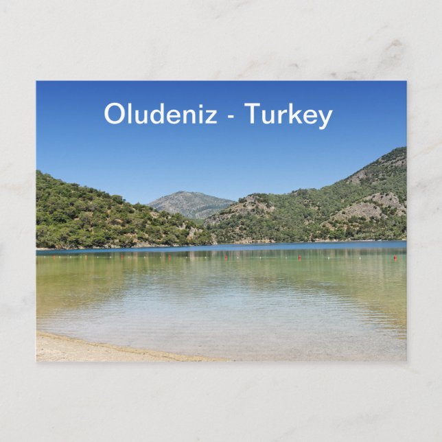 Oludeniz beach in Turkey Postcard (Front)
