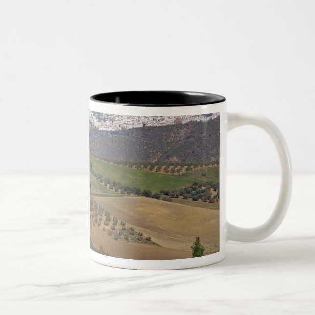 Olvera, Andalusia, Spain Two-Tone Coffee Mug (Right)