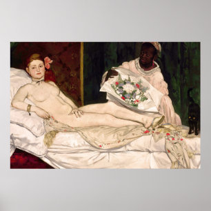 Olympia by Edouard Manet Poster