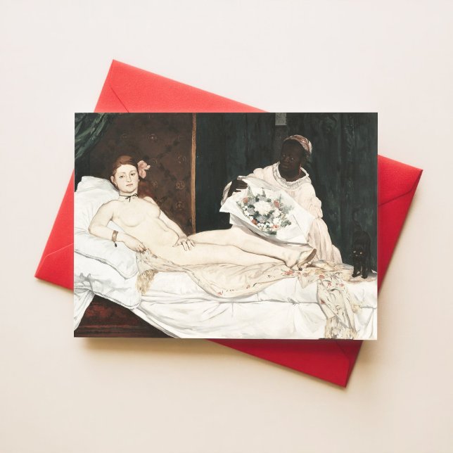 Olympia Edouard Manet Classic French Painting Postcard (Creator Uploaded)