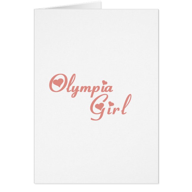 Olympia Girl tee shirts (Front)