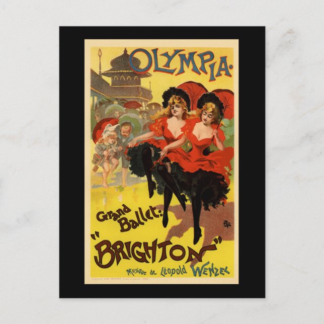 Olympia Grand Ballet Brighton Postcard (Front)