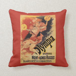 Olympia Nightclub Girl Crashing Cymbals Cushion