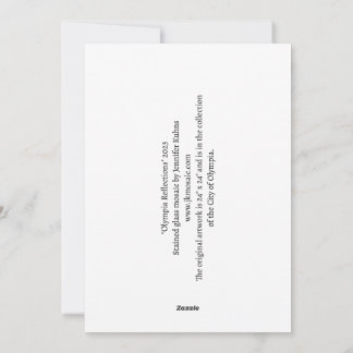 Olympia Reflections Mosaic Holiday Card