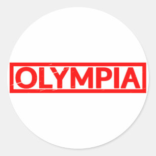 Olympia Stamp Classic Round Sticker