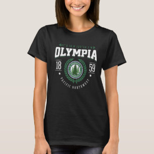 Olympia Washington Evergreen Pine Tree WA Souvenir T-Shirt