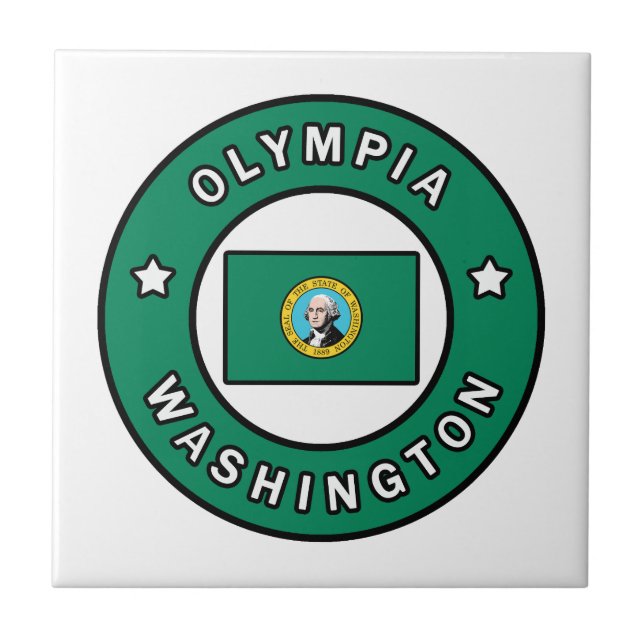 Olympia Washington Tile (Front)