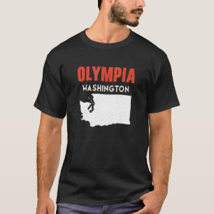 Olympia Washington USA State America Travel Washin T-Shirt