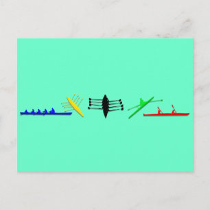 Olympian Mens Athlete Rowing Womens Sports Postcard