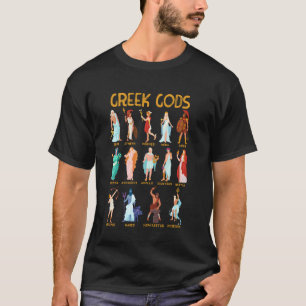Olympians Ancient Greek Gods Greek Life Greek Myth T-Shirt