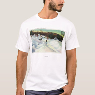 Olympic Bobsled Run View on Mt. Van Hoevenberg T-Shirt