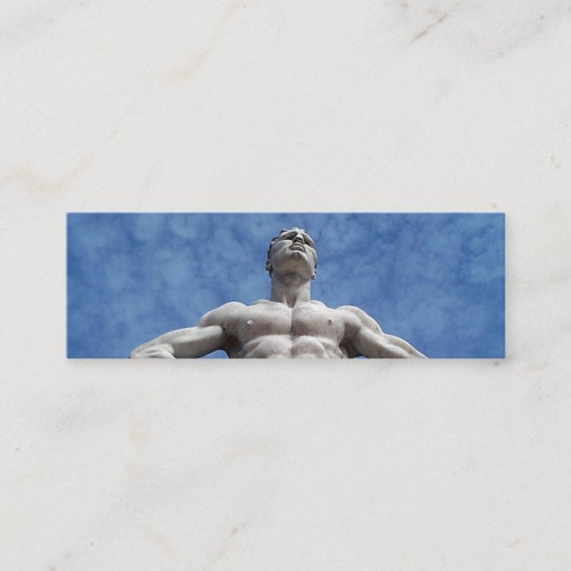 Olympic Boxer Geocache Signature / Calling Card (Front)