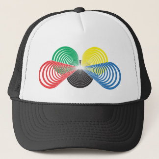 Olympic Circles Perspective Trucker Hat