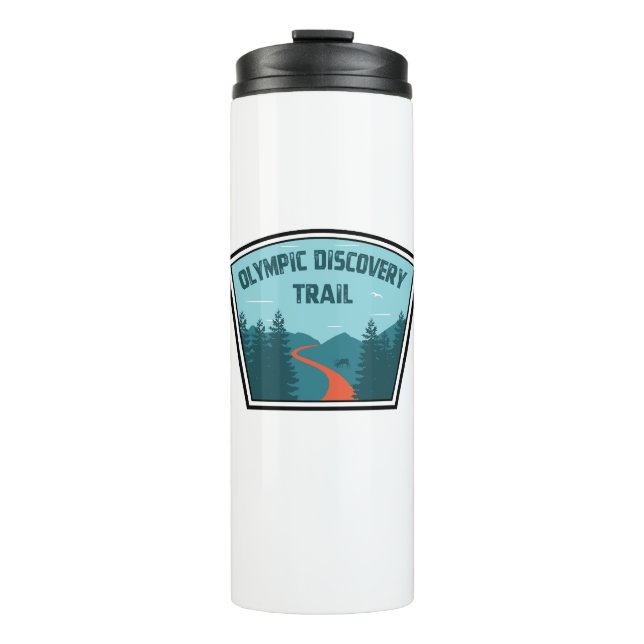 Olympic Discovery Trail Washington State Thermal Tumbler (Front)