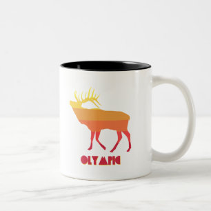 Olympic Elk Two-Tone Coffee Mug