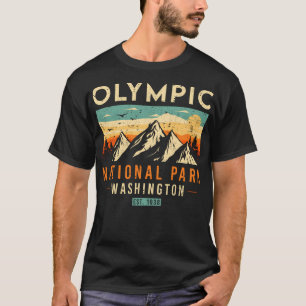 Olympic Est 1938 Washington Retro National Park T-Shirt