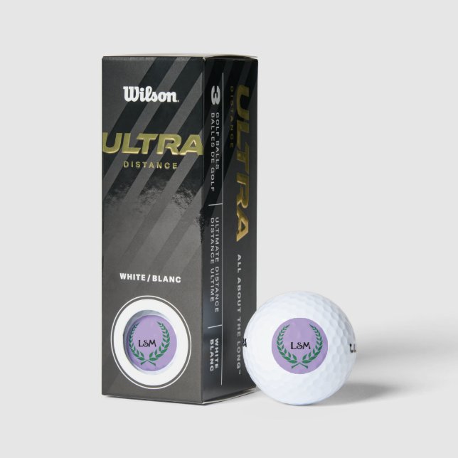 Olympic Green laurel Corona Golf Ball (Packaging)