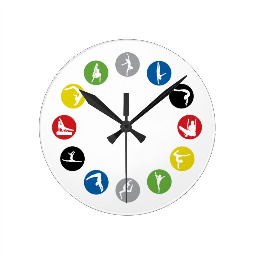Image of Olympic Gymnastics Wall Clock