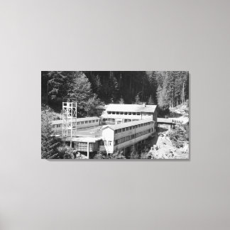 Olympic Hot Springs, WA Lodge View Photograph #1 Canvas Print