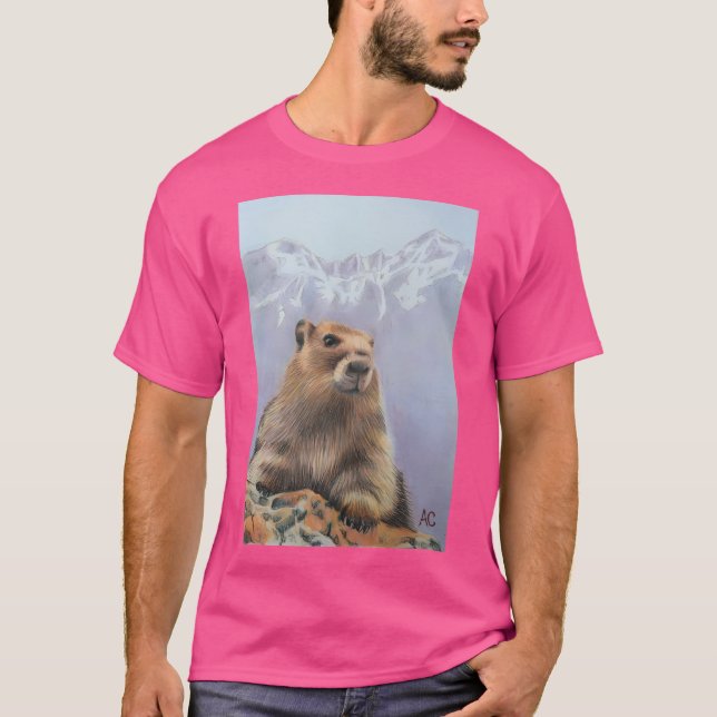 Olympic Marmot T-Shirt (Front)