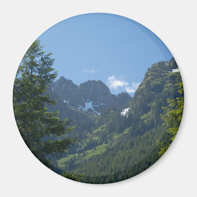 Olympic Mountain Scene  Magnet (Front)