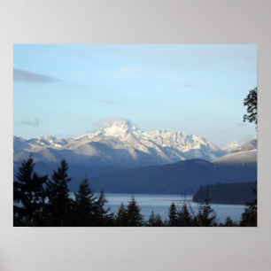 Olympic Mountains Poster