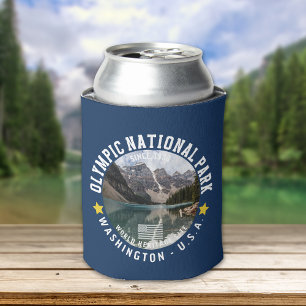 Olympic Naional Park Photo Forest Landscape Can Cooler