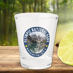 Olympic Naional Park Photo Forest Landscape Shot Glass