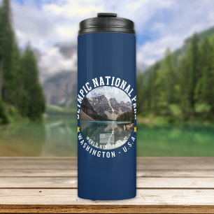 Olympic Naional Park Photo Forest Landscape Thermal Tumbler