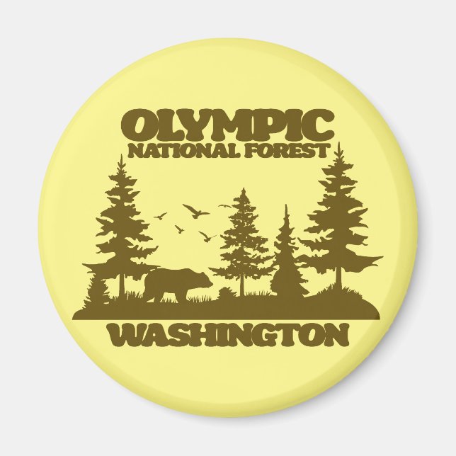 Olympic National Forest Magnet (Front)