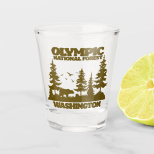 Olympic National Forest Shot Glass