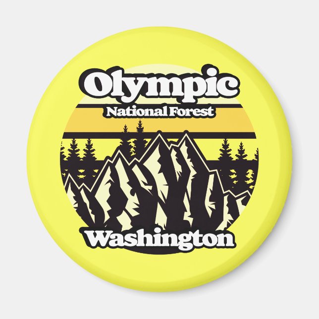 Olympic National Forest, Washington Magnet (Front)