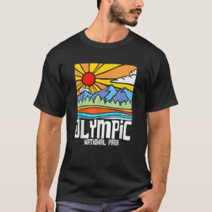 Olympic National Park Artistic Nature Mountains Vi T-Shirt