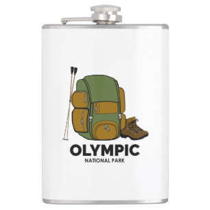 Olympic National Park Backpack Hip Flask