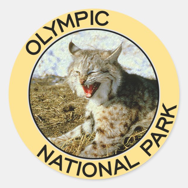 Olympic National Park Classic Round Sticker (Front)