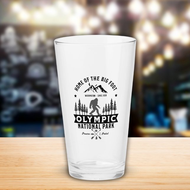 Olympic National Park Funny Travel Glass (Creator Uploaded)