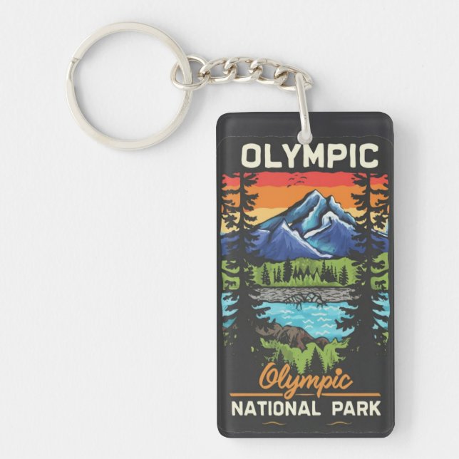  Olympic National Park Key Ring (Front)