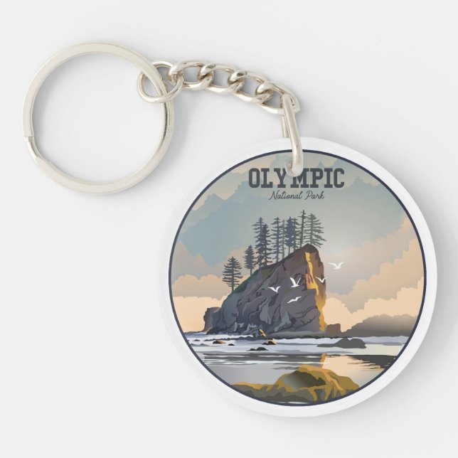 Olympic National Park Key Ring (Front)