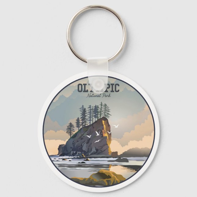 Olympic National Park Key Ring (Front)