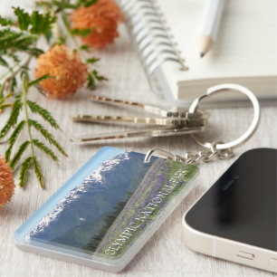 Olympic National Park Mountains and Meadows Key Ring