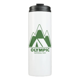 Olympic National Park Mountains Camping Thermal Tumbler