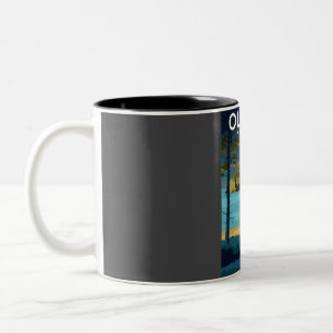 Olympic National Park National Park at Night Trave Two-Tone Coffee Mug