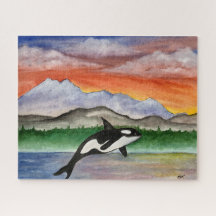 Olympic National Park Orca Jigsaw Puzzle