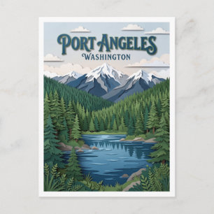 Olympic National Park Port Angeles Washington Postcard